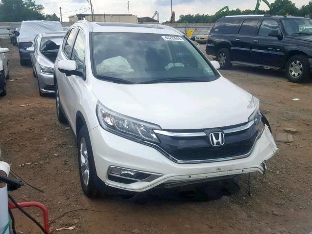 5J6RM4H7XGL107032 - 2016 HONDA CR-V EXL WHITE photo 1