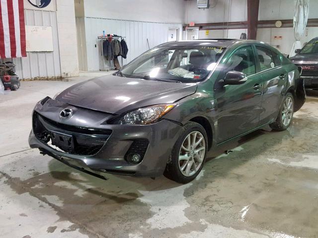 JM1BL1V93C1659847 - 2012 MAZDA 3 S GRAY photo 2