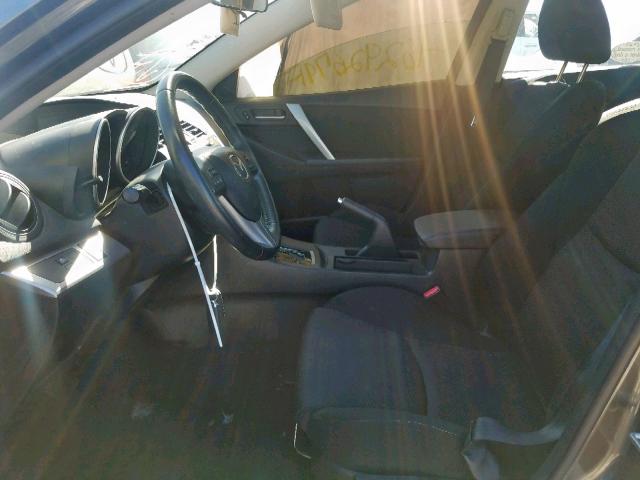 JM1BL1V93C1659847 - 2012 MAZDA 3 S GRAY photo 5