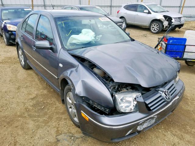 3VWSK69M34M017953 - 2004 VOLKSWAGEN JETTA GLS GRAY photo 1