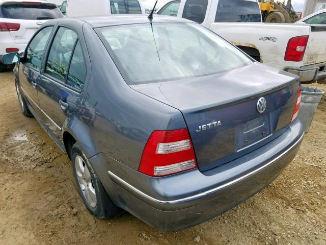 3VWSK69M34M017953 - 2004 VOLKSWAGEN JETTA GLS GRAY photo 3