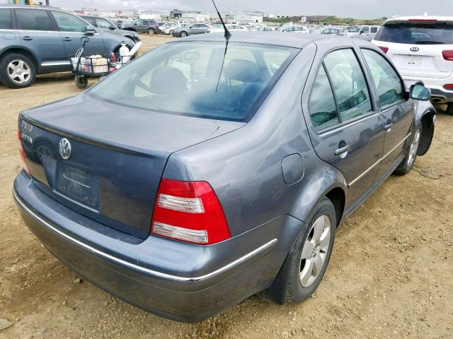 3VWSK69M34M017953 - 2004 VOLKSWAGEN JETTA GLS GRAY photo 4