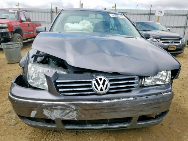 3VWSK69M34M017953 - 2004 VOLKSWAGEN JETTA GLS GRAY photo 9