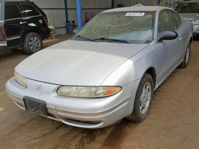 1G3NK12F33C149254 - 2003 OLDSMOBILE ALERO GX SILVER photo 2