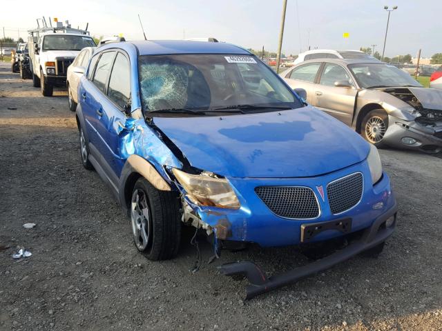 5Y2SL65887Z404168 - 2007 PONTIAC VIBE BLUE photo 1