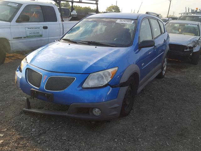 5Y2SL65887Z404168 - 2007 PONTIAC VIBE BLUE photo 2