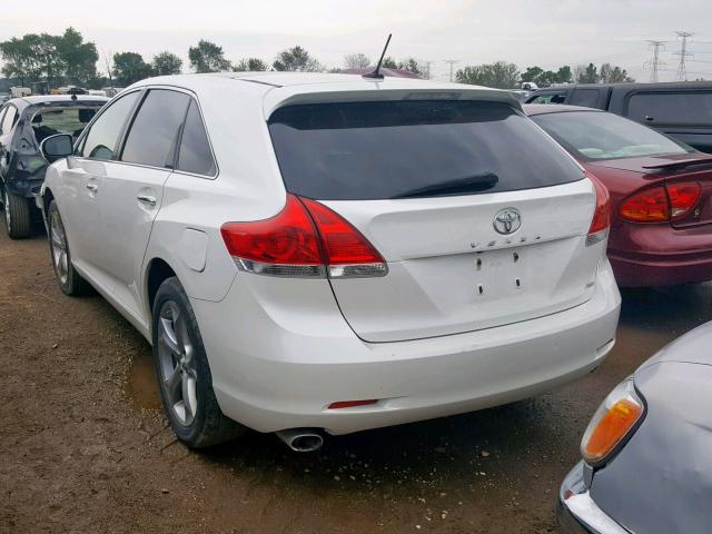 4T3BK11A99U015086 - 2009 TOYOTA VENZA WHITE photo 3