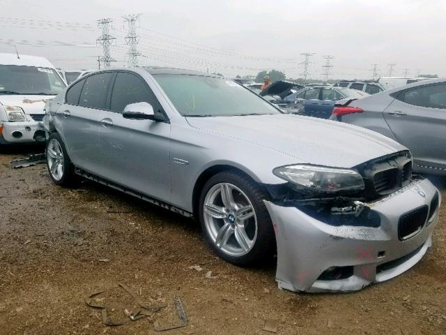 WBAFV3C57ED685907 - 2014 BMW 535 D SILVER photo 1