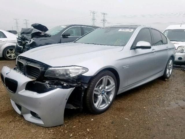 WBAFV3C57ED685907 - 2014 BMW 535 D SILVER photo 2