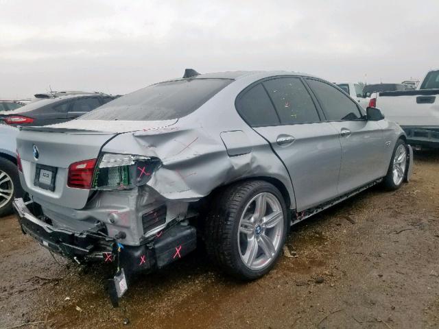 WBAFV3C57ED685907 - 2014 BMW 535 D SILVER photo 4