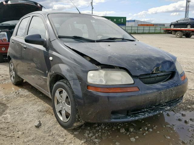 KL1TD666X8B088398 - 2008 CHEVROLET AVEO BASE BLACK photo 1