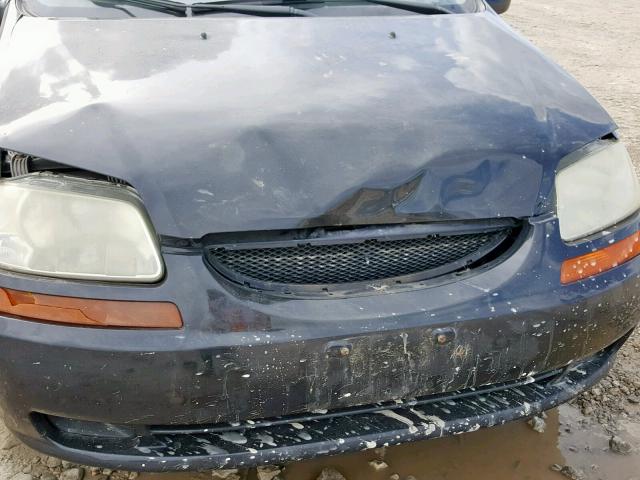 KL1TD666X8B088398 - 2008 CHEVROLET AVEO BASE BLACK photo 9