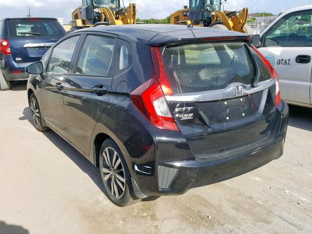 JHMGK5H78GX042357 - 2016 HONDA FIT EX BLACK photo 3