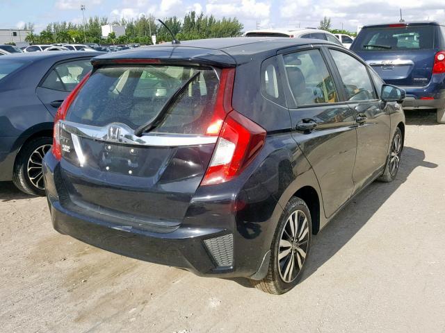 JHMGK5H78GX042357 - 2016 HONDA FIT EX BLACK photo 4