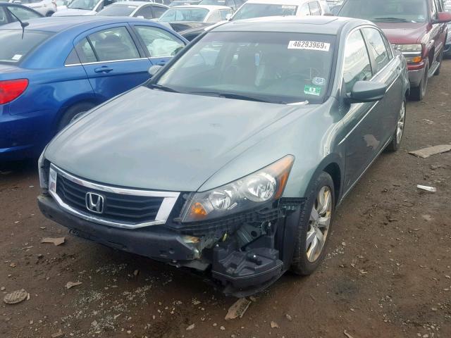 1HGCP26868A084074 - 2008 HONDA ACCORD EXL GREEN photo 2