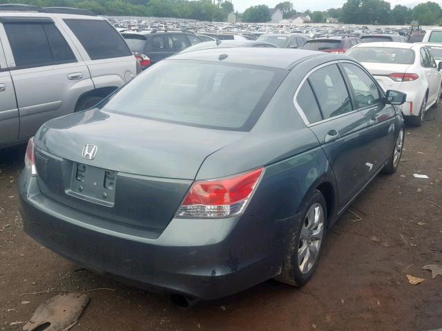 1HGCP26868A084074 - 2008 HONDA ACCORD EXL GREEN photo 4