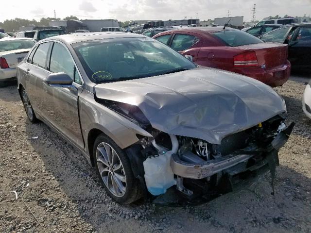 3LN6L5C97KR614163 - 2019 LINCOLN MKZ RESERV GRAY photo 1