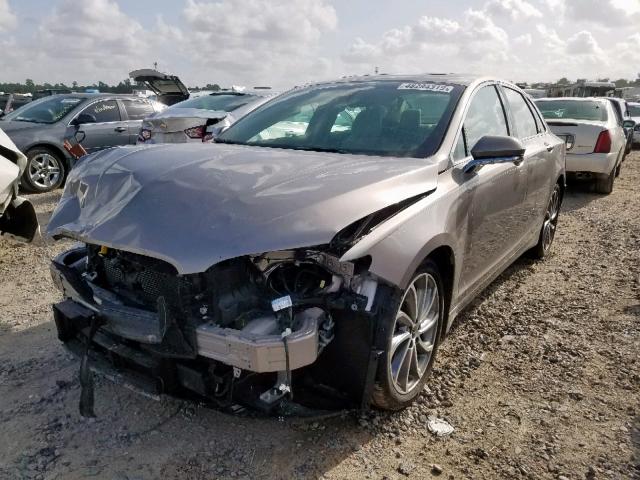 3LN6L5C97KR614163 - 2019 LINCOLN MKZ RESERV GRAY photo 2