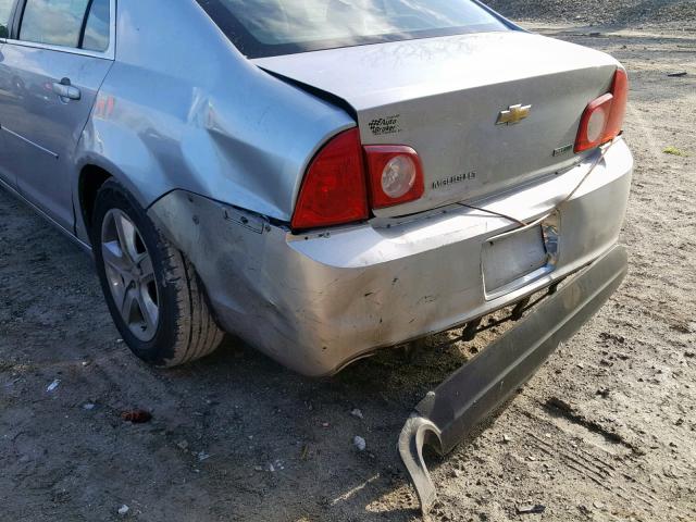 1G1ZC5EU2BF176905 - 2011 CHEVROLET MALIBU 1LT 银色 照片 9