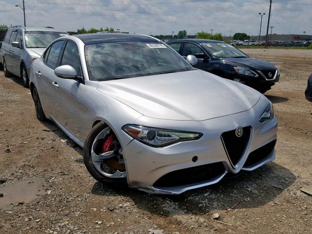 ZARFAEDN5H7540642 - 2017 ALFA ROMEO GIULIA Q4 SILVER photo 1