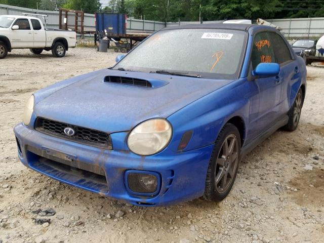 JF1GD296X3G507317 - 2003 SUBARU IMPREZA WR BLUE photo 2