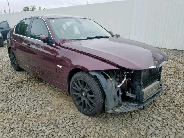 WBAVD53517A007295 - 2007 BMW 335 XI BURGUNDY photo 1