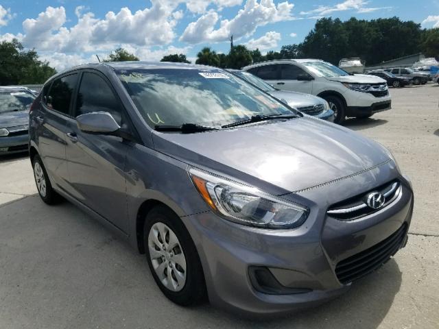 KMHCT5AE7GU254122 - 2016 HYUNDAI ACCENT SE GRAY photo 1