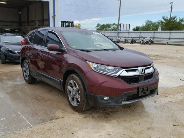 7FARW1H83HE012585 - 2017 HONDA CR-V EXL BURGUNDY photo 1