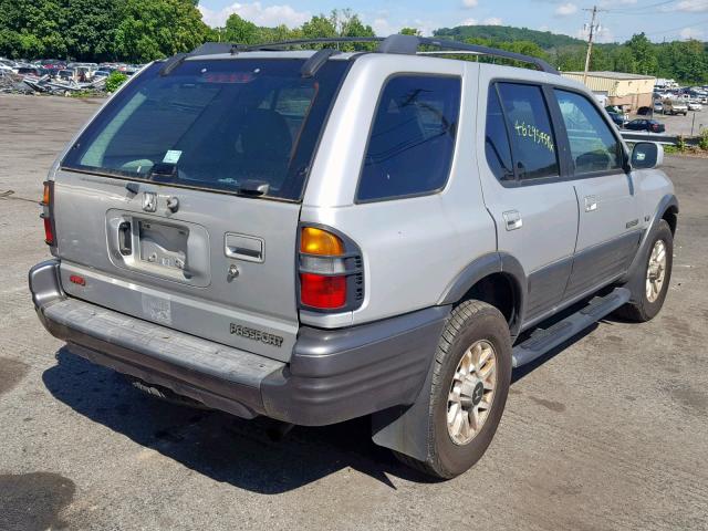 4S6DM58W914401670 - 2001 HONDA PASSPORT E SILVER photo 4