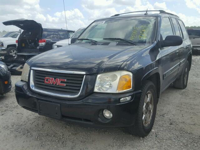 1GKDT13S852137926 - 2005 GMC ENVOY BLACK photo 2