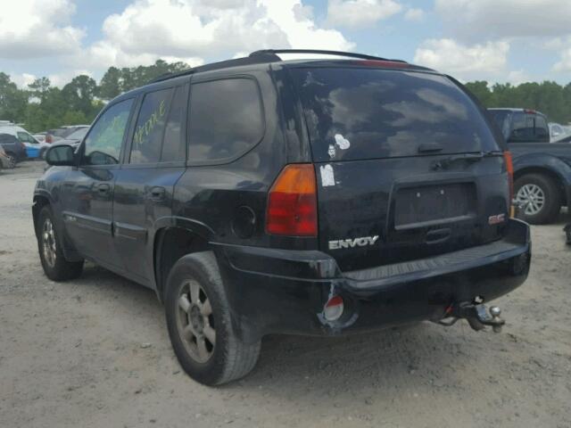 1GKDT13S852137926 - 2005 GMC ENVOY BLACK photo 3