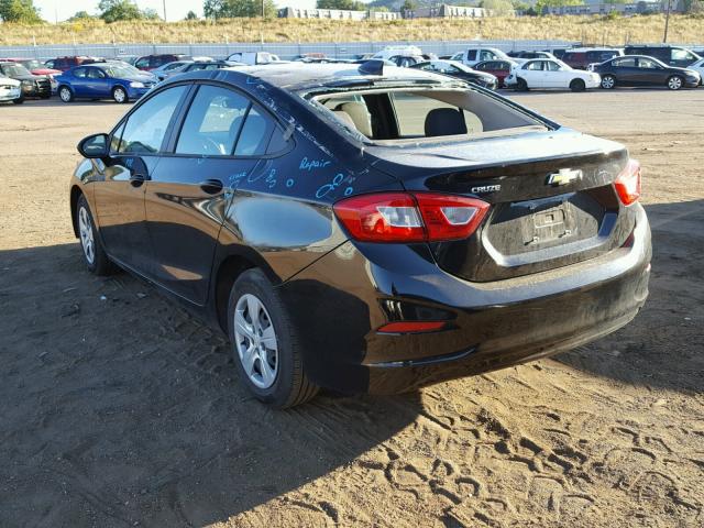 1G1BC5SM5J7111318 - 2018 CHEVROLET CRUZE LS BLACK photo 3