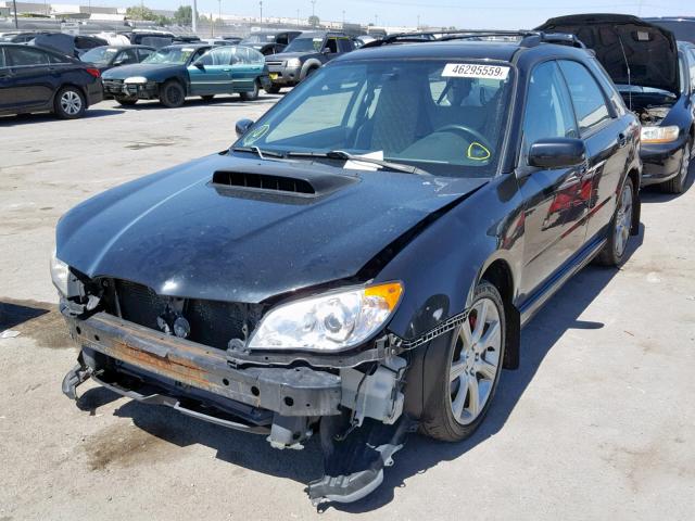 JF1GG746X7G812513 - 2007 SUBARU IMPREZA WR BLACK photo 2