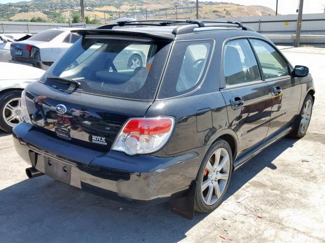 JF1GG746X7G812513 - 2007 SUBARU IMPREZA WR BLACK photo 4