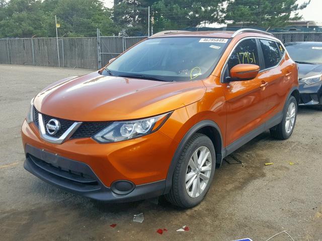 JN1BJ1CR3HW115354 - 2017 NISSAN ROGUE SPOR ORANGE photo 2