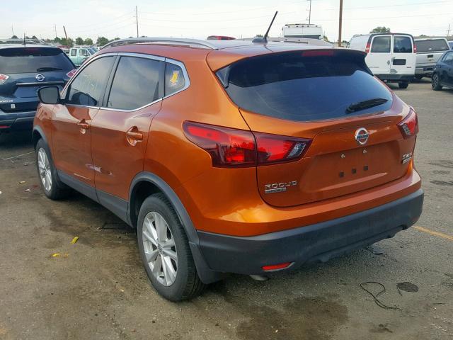 JN1BJ1CR3HW115354 - 2017 NISSAN ROGUE SPOR ORANGE photo 3