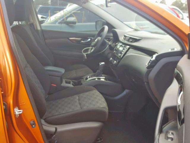 JN1BJ1CR3HW115354 - 2017 NISSAN ROGUE SPOR ORANGE photo 5