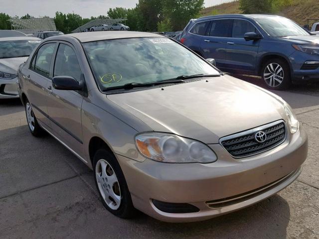 2T1BR32E38C928847 - 2008 TOYOTA COROLLA CE BEIGE photo 1