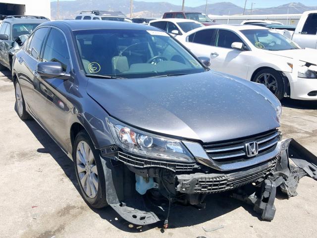 1HGCR3F81DA028540 - 2013 HONDA ACCORD EXL GREEN photo 1