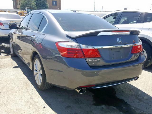 1HGCR3F81DA028540 - 2013 HONDA ACCORD EXL GREEN photo 3