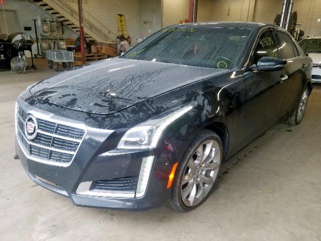 1G6AY5SX6E0146093 - 2014 CADILLAC CTS PERFOR BLACK photo 2