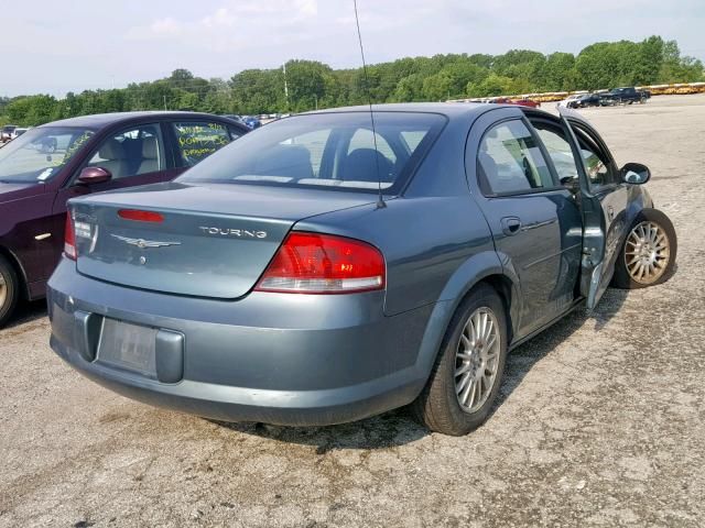 1C3EL56R55N619269 - 2005 CHRYSLER SEBRING TO TURQUOISE photo 4