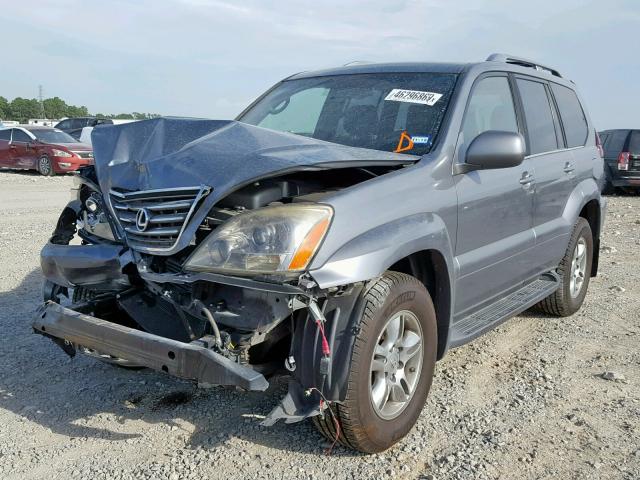 JTJBT20X460097797 - 2006 LEXUS GX 470 GRAY photo 2