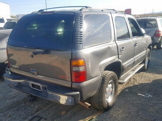 1GKEK13ZX2J312831 - 2002 GMC YUKON GRAY photo 4