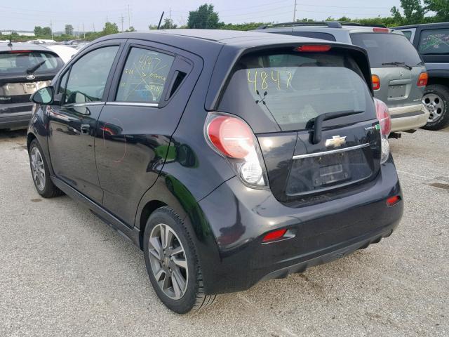 KL8CL6S09FC815981 - 2015 CHEVROLET SPARK EV 2 BLACK photo 3