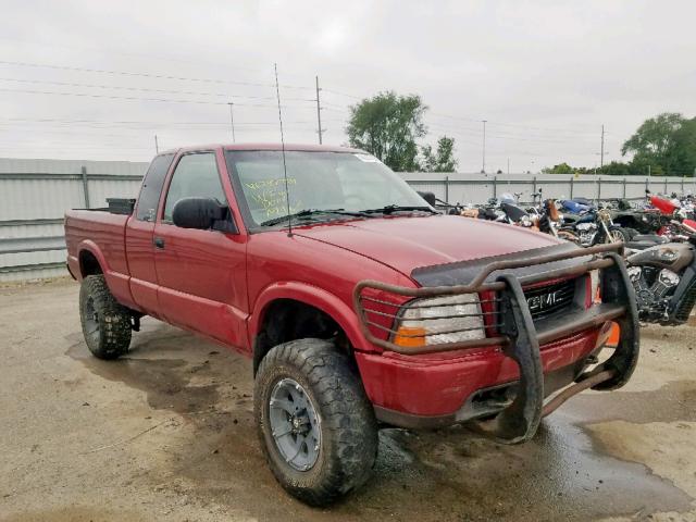 1GTDT19W9Y8134024 - 2000 GMC SONOMA RED photo 1