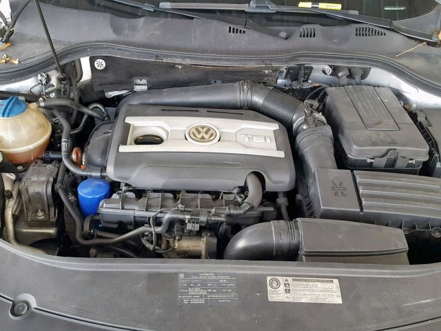 WVWXK7AN8AE164290 - 2010 VOLKSWAGEN PASSAT KOM SILVER photo 7