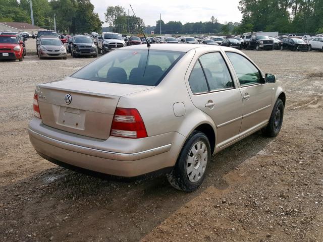 3VWRK69M94M130496 - 2004 VOLKSWAGEN JETTA GL TAN photo 4