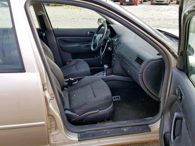 3VWRK69M94M130496 - 2004 VOLKSWAGEN JETTA GL TAN photo 5