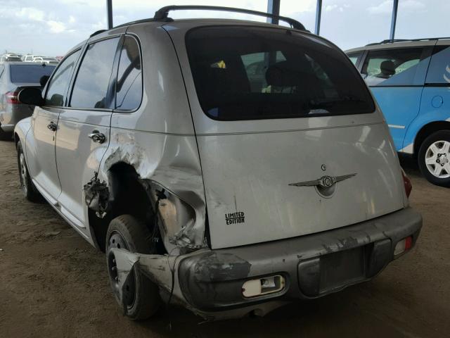 3C8FY4BB51T627918 - 2001 CHRYSLER PT CRUISER SILVER photo 3